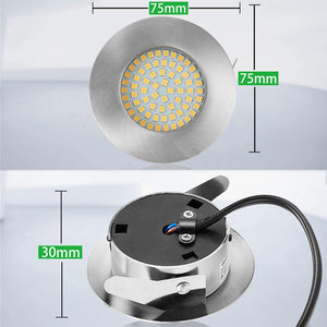 Gr4tec Faretti Led da Incasso Per Cartongesso 6 x 5W Luce Naturale 4500K, Faretto Led Incasso Soffitto Slim 230V, 400LM 68 x 2835 SMD Spot Incasso Led, IP20 Luci da Incasso Per Soggiorno