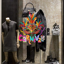 Carica l&#39;immagine nel visualizzatore di Gallery, kina CRC0006 Vetrofania Carnevale 100% Riutilizzabile Decorazioni per... - Ilgrandebazar