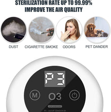 Carica l'immagine nel visualizzatore di Gallery, ACADGQ Purificatore d'Aria,purificatore d'aria anione,pulitore ozono deodorante sterilizzatore,Ionizzatore aria silenzioso con Display digitale e Risparmio energetico Ionizzatore per ambienti di 50m³