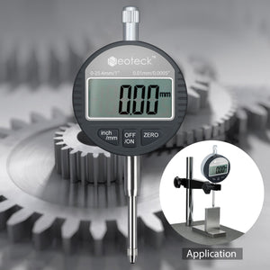 Neoteck DTI LCD Compratore Centesimale 0.01mm/25.4mm, 0.01mm/0.0005''