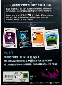 Asmodee - Imploding Kittens, Espansione Gioco di Carte Exploding Kittens, Edizione in Italiano, 8542 Imploding Kittens (Espansione) Single