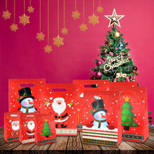 Carica l&#39;immagine nel visualizzatore di Gallery, SPECOOL 20 Pezzi Sacchetti Regalo di Carta Natalizia Sacchetti Regalo per Bambini in 4 Disegni con DIY Pen + Adesivi con Tag Regalo di Natale per bomboniere Natalizie (Pupazzo di Neve di Natale)