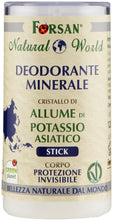 Carica l&#39;immagine nel visualizzatore di Gallery, La Tradizione Erboristica Forsan - Deodorante Minerale Corpo Stick con Cristallo di Allume di Potassio - Naturale al 100% - 120 gr