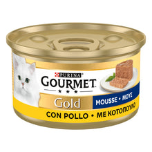 Carica l&#39;immagine nel visualizzatore di Gallery, Purina Gourmet Gold Mousse per Gatti con Pollo, 24 Lattine da 85g