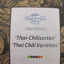Carica l&#39;immagine nel visualizzatore di Gallery, Magic Garden Seeds Peperoncini Thai - Set di Semi Regalo con 3 varietà... - Ilgrandebazar