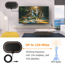 Carica l&#39;immagine nel visualizzatore di Gallery, Bqeel Antenna tv interna per digitale terrestre DTT DVB-T/DVB-T 2 Antenna... - Ilgrandebazar