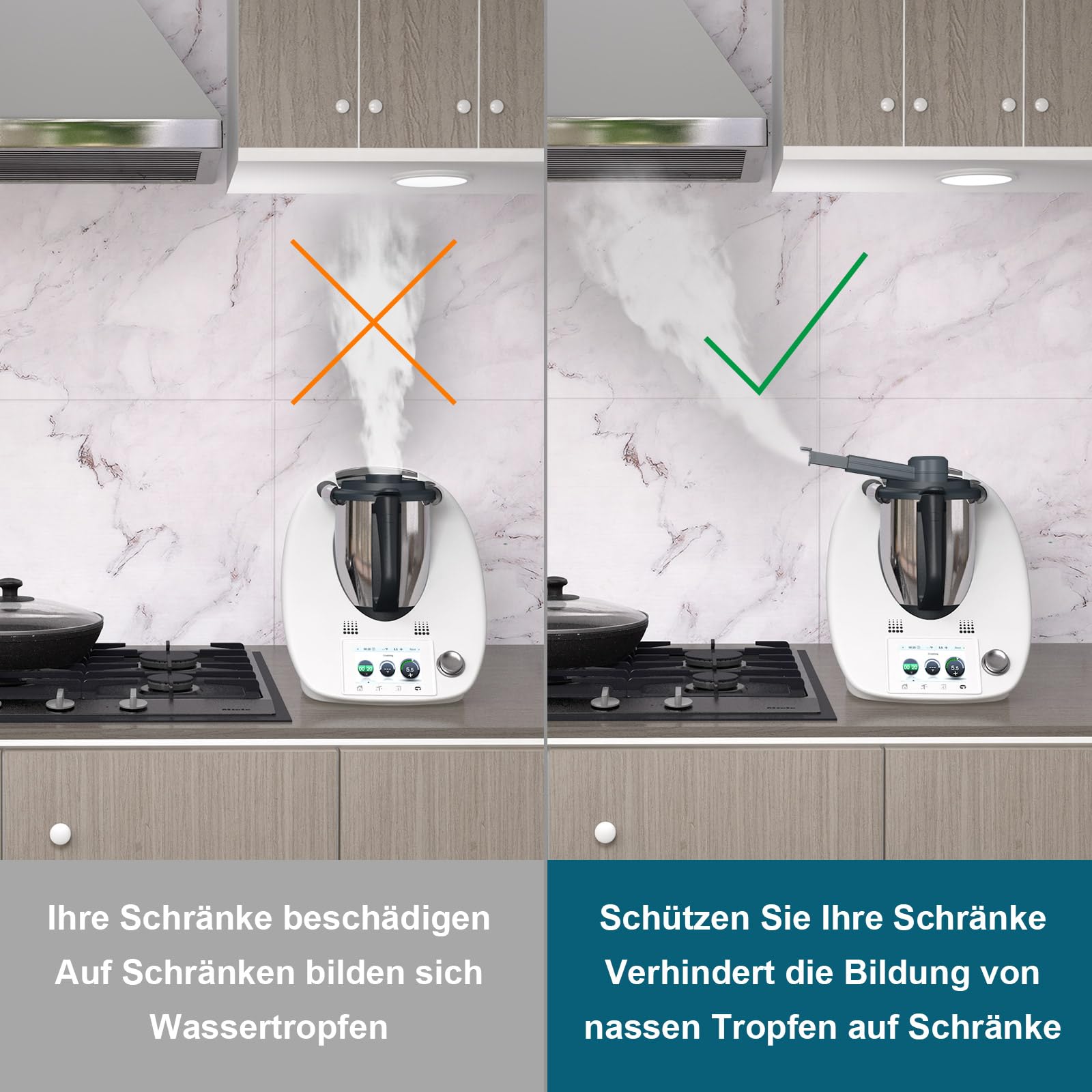 Deviatore Vapore Per Bimby TM5/TM6 - Protegge I Pensili Dalla Condensa - Foto 8