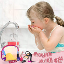 Carica l'immagine nel visualizzatore di Gallery, Dreamon Trucchi Bambina Set, Lavabile Makeup Realistico per Bambini con Borsa Cosmetica Giochi Regalo Bimba 5 Anni