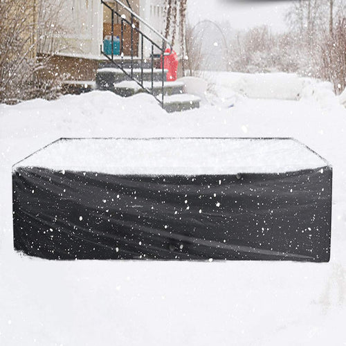 ESSORT Copertura Tavolo Esterno 315x160x74cm 315x160x74cm, Nero - Ilgrandebazar