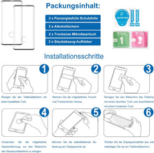 Carica l'immagine nel visualizzatore di Gallery, [2 pezzi] Vetro Temperato per Samsung Galaxy S10, [3D Copertura Completa ] Pellicola Protettiva, 9H Durezza, Anti-bolle, HD Clear, Pellicola Protettiva in Vetro Temperato per Samsung S10 - Nero