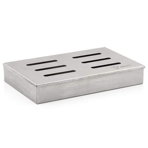 BBQ-Toro - Affumicatore in Acciaio Inox Cherry I, 21 x 13 x 3,5 cm, argento - Ilgrandebazar