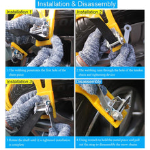 Carica l&#39;immagine nel visualizzatore di Gallery, Bosunny Catena da Neve, 6 Pezzi Catene Anti-Slittamento per Automobile 6er - Ilgrandebazar