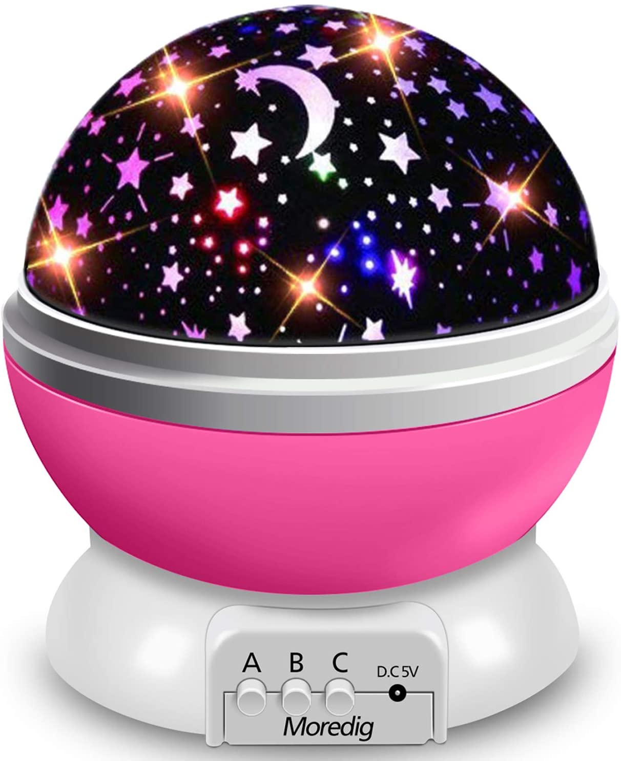 Luce Notturna Bambini da Presa con Sensore Crepuscolare, Lampada Notte Coniglio Rosa, Accessori Camera da Letto Ragazza, LED Lucina Neonato Allattamento da Parete, Regalo Neonati 0-3 Mesi Femmina
