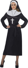 Carica l&#39;immagine nel visualizzatore di Gallery, SMIFFYS Smiffy&#39;s, nero Costume da suora, abito e copricapo Donna, EU... - Ilgrandebazar