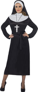 SMIFFYS Smiffy's, nero Costume da suora, abito e copricapo Donna, EU... - Ilgrandebazar