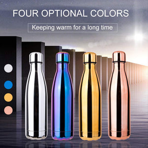 Festnight Borraccia Portatile in Acciaio Inox Termica Bottiglia Purple - Ilgrandebazar