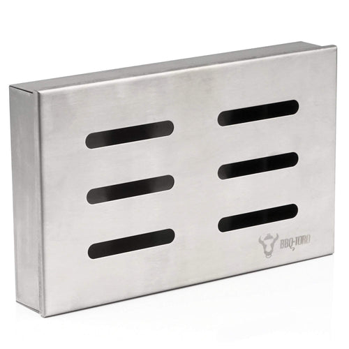 BBQ-Toro - Affumicatore in Acciaio Inox Cherry I, 21 x 13 x 3,5 cm, argento - Ilgrandebazar