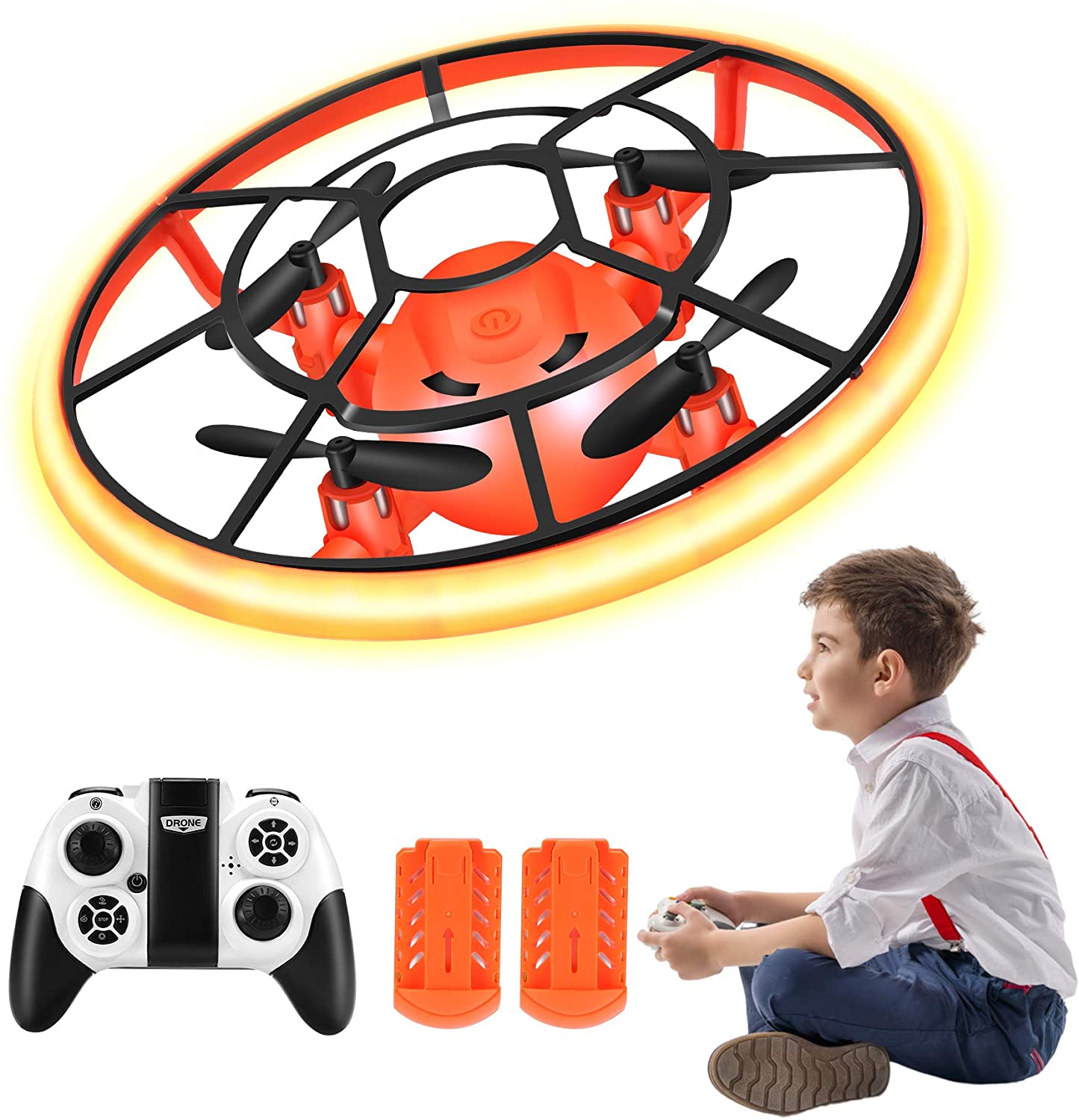 Mini Drone per Bambini, Giocattoli Bambini Elicottero Telecomandato Ae –