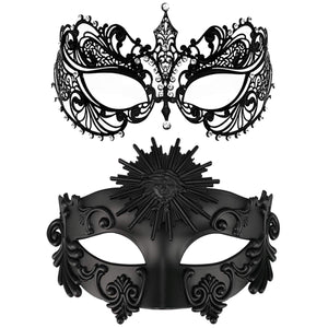 Maschera mascherata da coppia, corazzata Costumi veneziani Maschera... - Ilgrandebazar