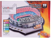 Carica l'immagine nel visualizzatore di Gallery, Auveach Puzzle Tridimensionale 3D Famoso in Tutto Il Mondo Campo da Calcio 2019 Puzzle per Bambini Ragazzi Giocattolo con Inserto di Incantesimo Fai-da-Te (NOU Camp Stadium (Spagna))