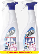 Carica l'immagine nel visualizzatore di Gallery, Viakal Detersivo Anticalcare Spray Fresco Profumo, Maxi Formato 2 Pezzi da 700 ml