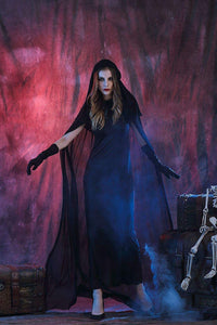 LATH.PIN Vestito Vampiro Halloween Costume da Strega Vestiti con M, Nero - Ilgrandebazar