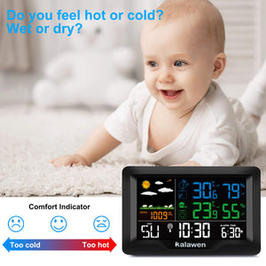 Kalawen Stazione Meteo Meterologica Automatica Digitale Wireless con... - Ilgrandebazar