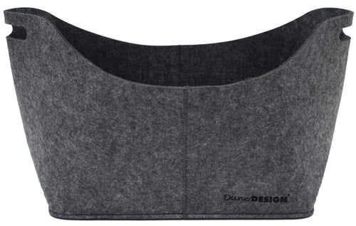DuneDesign Borsa di Feltro Artificiale 40x25x30cm per 40x25x30 cm, Grigio - Ilgrandebazar