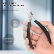 Carica l'immagine nel visualizzatore di Gallery, FVION Tagliaunghie Professionale Tronchesino Tagliaunghie di Precisione per Piedi per Unghie Spesse o Incarnite con Custodia in Metallo nero