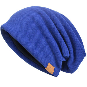 VECRY Uomo Berretti in Maglia Cappellini Skull Cotton Slouch Beanie...