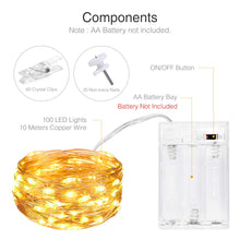 Carica l&#39;immagine nel visualizzatore di Gallery, Luci Per Foto,Litogo 10M 100LED Lucine Led Decorative Camere Bianco Caldo - Ilgrandebazar