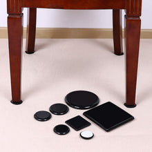 Carica l'immagine nel visualizzatore di Gallery, Ezprotekt - Cursori e alianti riutilizzabili per mobili da 3,5 pollici per superfici in moquette, mobili pesanti in modo rapido e semplice, con cursori rotondi da 89 mm (16 pezzi) (nero)