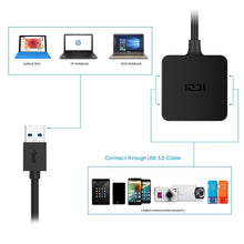 Carica l'immagine nel visualizzatore di Gallery, ICZI Hub USB 3.0, 4 Porte Ultra Mini 3.0 per Trasmissione Dati Alta... - Ilgrandebazar