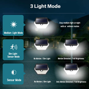 Luce Solare Led Esterno,【2019 Ultimi Modelli 60LED-800 lumen】iPosible... - Ilgrandebazar