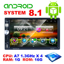 Carica l&#39;immagine nel visualizzatore di Gallery, LSLYA Android 8.1 1GB+16GB Bluetooth Stereo Radio HD Navigazione GPS Double... - Ilgrandebazar