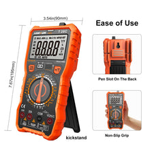 Multimetro digitale Proster 6000 conteggi 20 A/1000 V, TRMS, gamma automatica, rilevatore NCV, CC CA Voltage Tester di corrente, temperatura, resistenza di capacità, diodo, continuità, con borsa Multimetro digitale Proster 6000 conteggi 20 A/1000 V, TRMS, gamma automatica, rilevatore NCV, CC CA Voltage Tester di corrente, temperatura, resistenza di capacità, diodo, continuità, con borsa