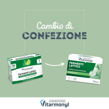 Carica l&#39;immagine nel visualizzatore di Gallery, VITARMONYL - FERMENTI LATTICI - Integratori per l’equilibrio della flora intestinale - in capsule per la flora batterica - Per il benessere dell’intestino - Confezione da 30 capsule