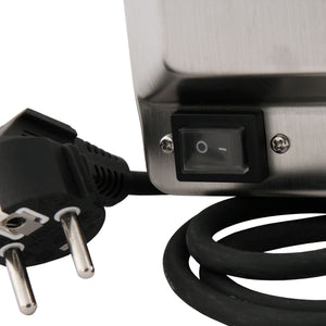 Cs-trading - Motore in ca. (H) 12,5 x (B) 9,5 x (T) 7 cm, acciaio inox - Ilgrandebazar