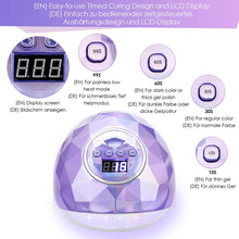 Carica l&#39;immagine nel visualizzatore di Gallery, Janolia UV LED Lampada Unghie 86W, per Manicure e Pedicure con Automatico Sensore, Display LCD, 4 Timers da10s 30s 60s 99s
