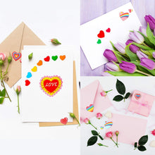Carica l&#39;immagine nel visualizzatore di Gallery, Dream Loom Adesivi Cuore,60 Fogli Colorati Amore per Colorato - Ilgrandebazar