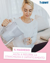 Carica l&#39;immagine nel visualizzatore di Gallery, BWT Filtro acqua Vida White da 2,6 l con 1 cartuccia filtrante in magnesio | per acqua potabile | Filtri calce, cloro, piombo e rame