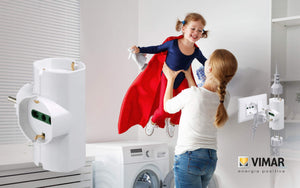 Vimar RI.00316.B Adattatore elettrico multiplo verticale, 3 prese Bianco - Ilgrandebazar