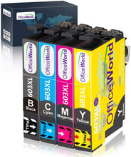 Carica l'immagine nel visualizzatore di Gallery, OFFICEWORLD 603XL Cartucce d'inchiostro Sostituzione per Epson 603 XL 603XL per Epson Expression Home XP-2100 XP-2105 XP-3100 XP-3105 XP-4100 XP-4105, Epson WorkForce WF-2810 WF-2830 WF-2835 WF-2850