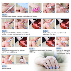 Elite99 Smalto Semipermanente per unghie Kit di Partenza in 6 coloris C006 - Ilgrandebazar