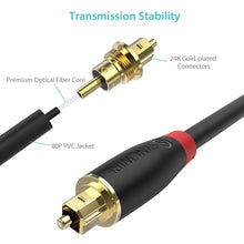 Carica l&#39;immagine nel visualizzatore di Gallery, Syncwire Cavo Ottico Audio Digitale 1.8M Toslink Platinum 1.8m