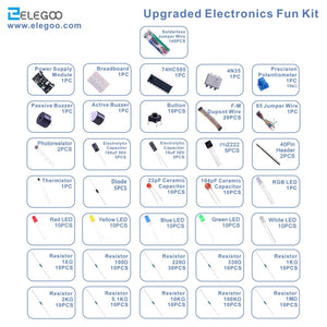 Elegoo Kit Elettronico con Breadboard di 830 Punti, Cavetti, Modulo Set A - Ilgrandebazar