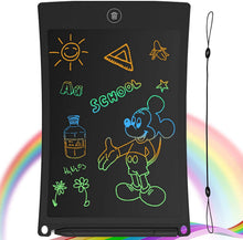 Carica l'immagine nel visualizzatore di Gallery, GUYUCOM Tavoletta per Scrittura LCD Schermo da 8,5 Pollici Schermo colorato Doodle Tavolo da Disegno Tavoletta Grafica con Pulsante di Blocco per Regalo di Compleanno per Ragazze (Nero)