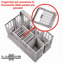 Carica l&#39;immagine nel visualizzatore di Gallery, Set Lummar cestello posate lavastoviglie universale compatibile modelli... - Ilgrandebazar