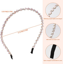 Carica l'immagine nel visualizzatore di Gallery, Cerchietto per Capelli, Comius Sharp 5 Pezzi Fasce Elastiche di Strass Fasce per Capelli Cristallo Cerchietto Moda Capelli Antiscivolo Fascia per Capelli per Donna Ragazza Accessori di Capelli (02)