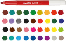 Carica l'immagine nel visualizzatore di Gallery, Carioca 42312 - Jumbo Confezione 50 Pennarelli, Punta Maxi 6 mm, Formato Scorta